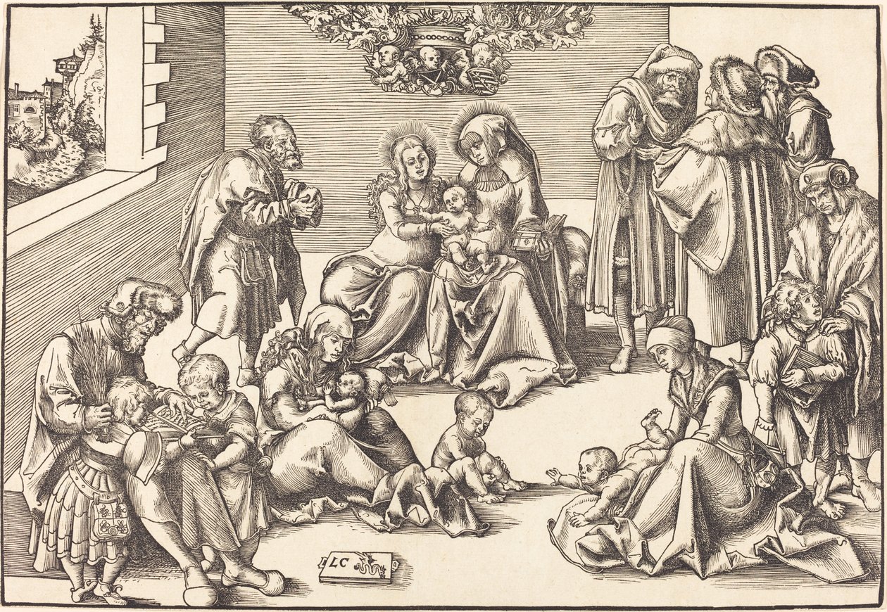 Det hellige slektskap av Lucas Cranach the Elder
