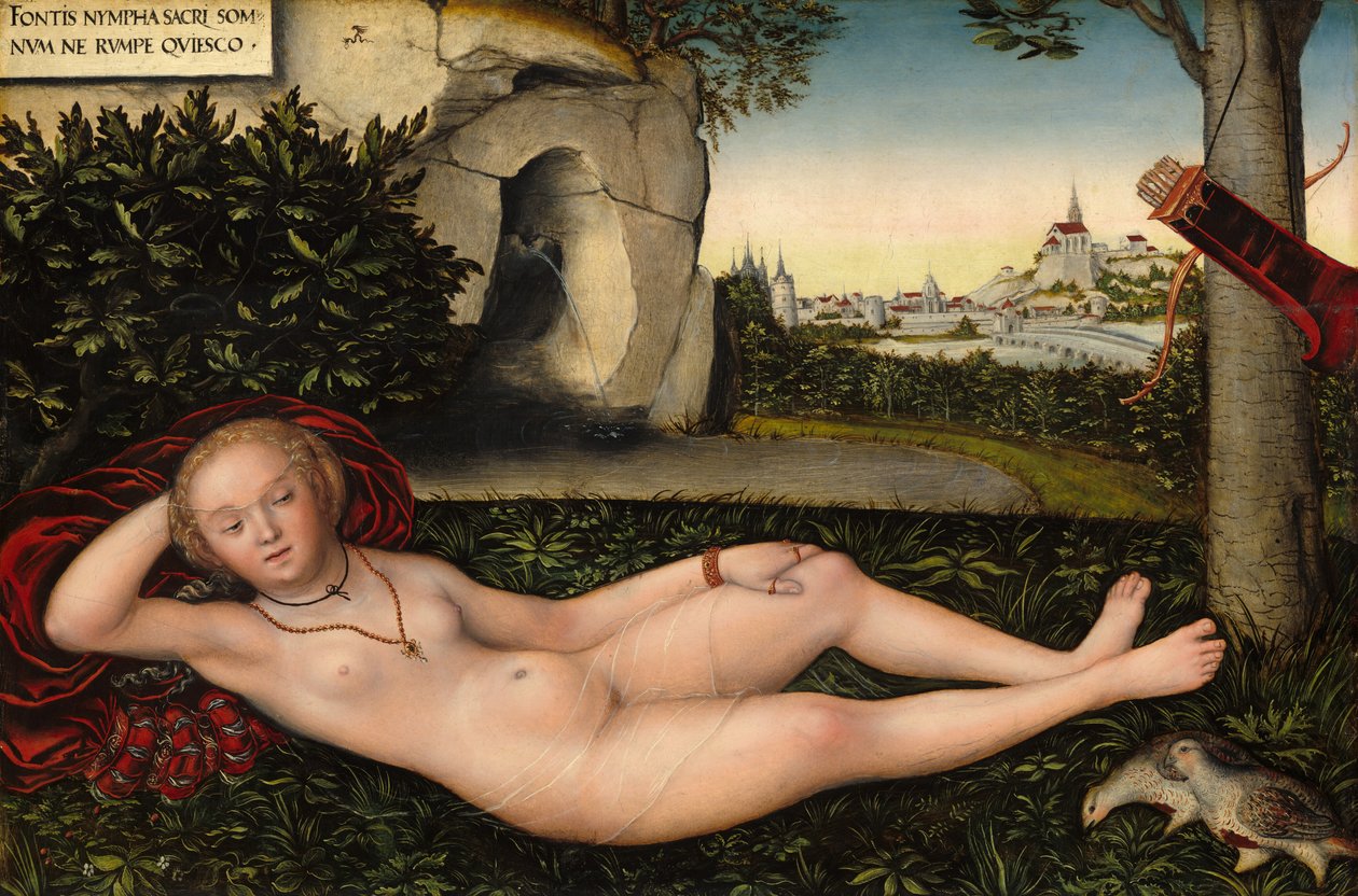 Vårens nymfe av Lucas Cranach the Elder