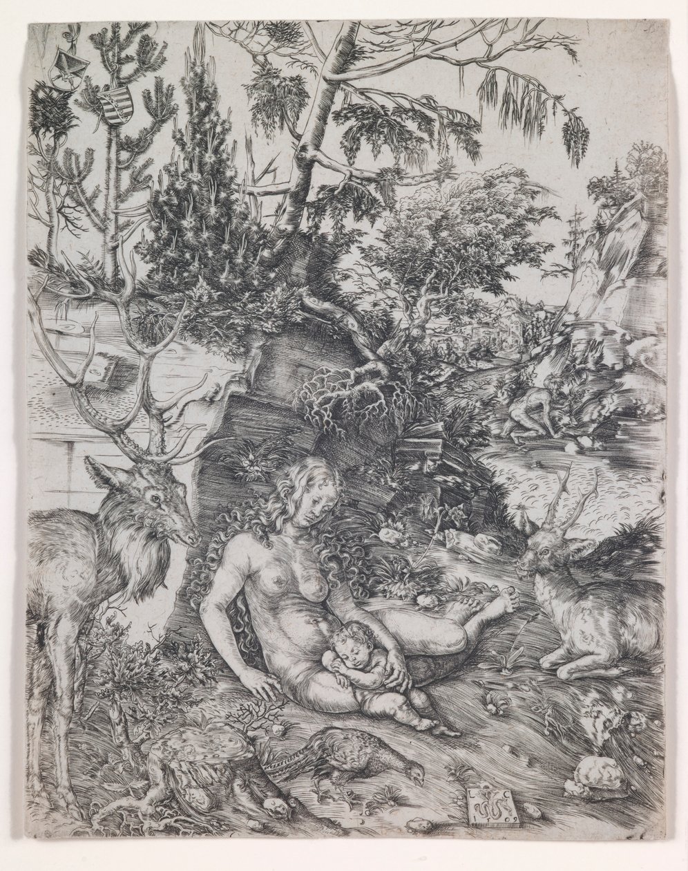 Sankt Johannes Chrysostomos bot av Lucas Cranach the Elder