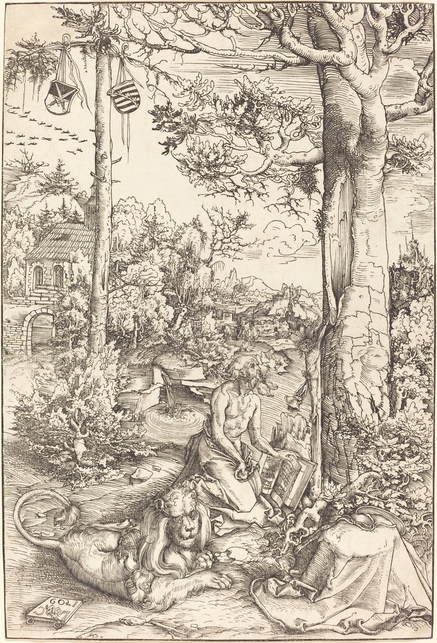 Sankt Jeromes bot av Lucas Cranach the Elder