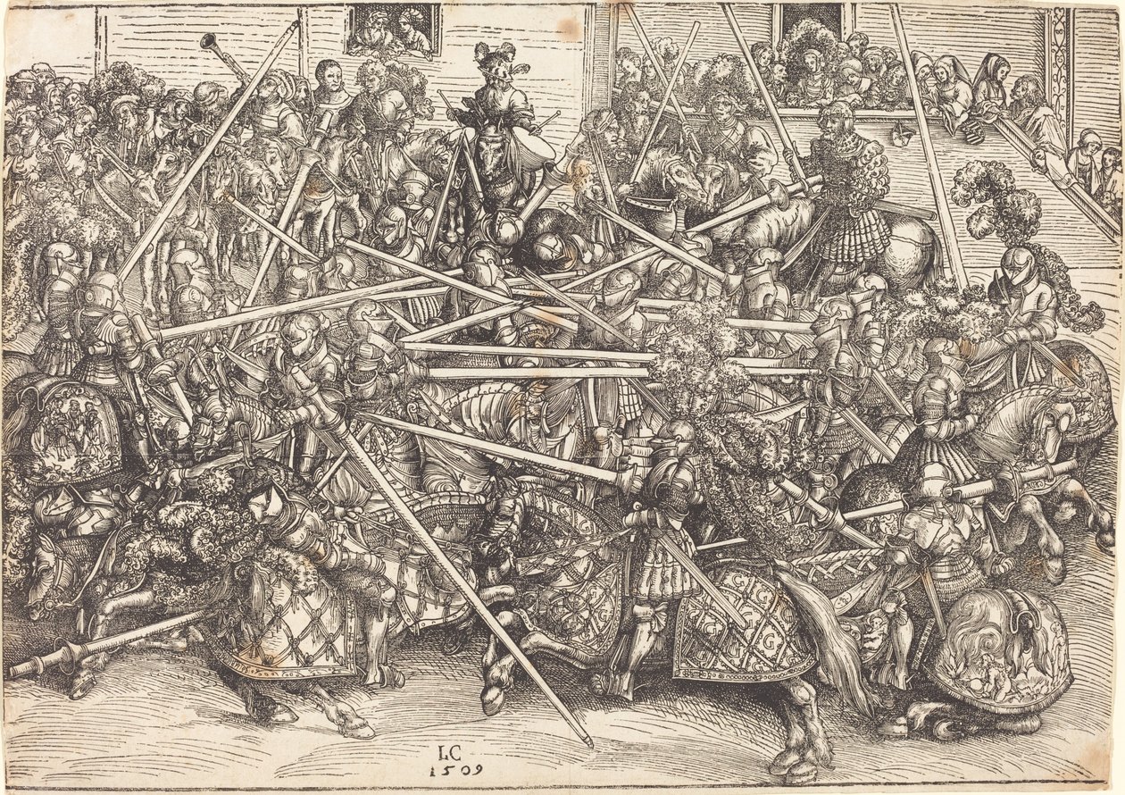 Den tredje turneringen av Lucas Cranach the Elder