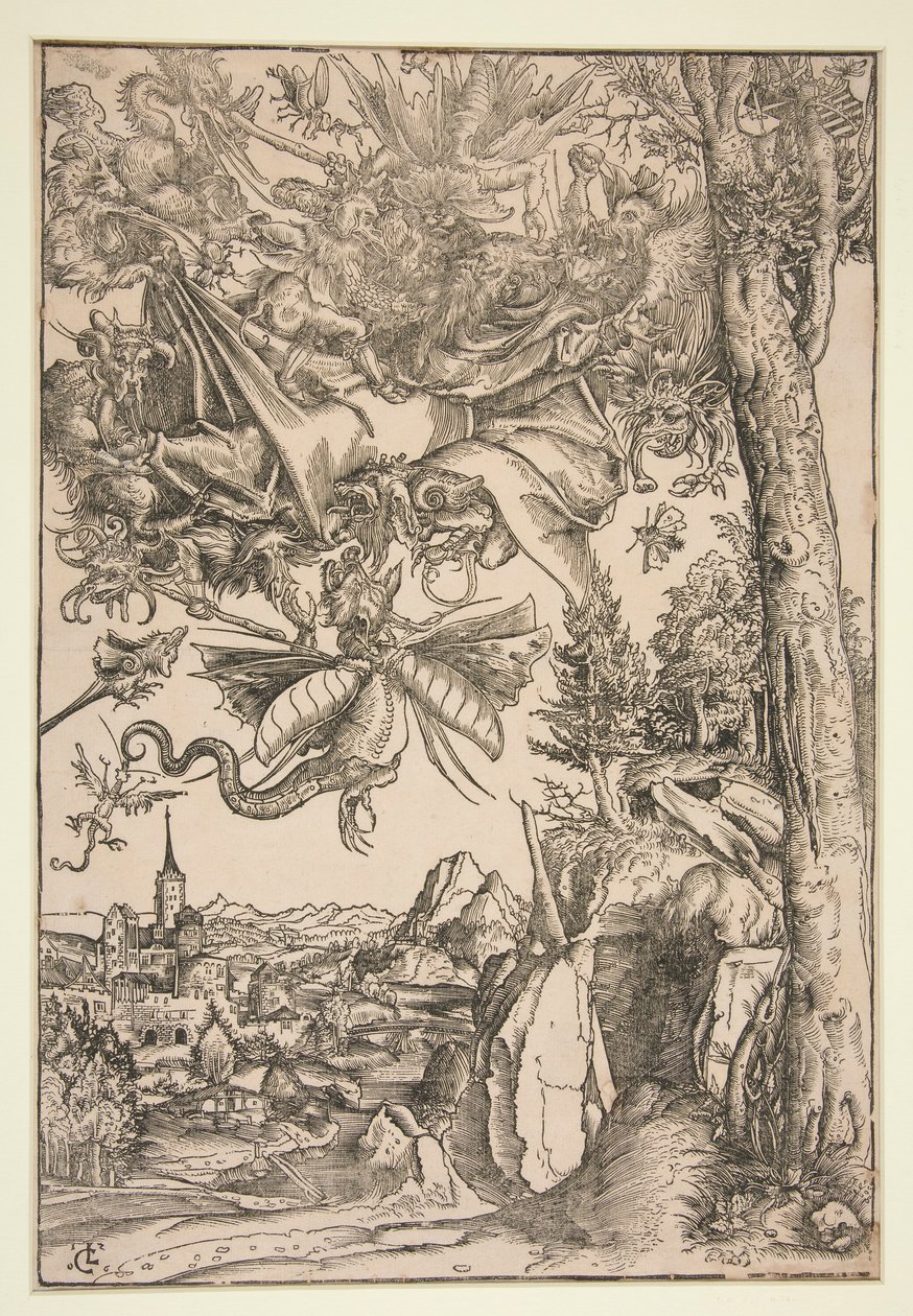 St. Anthonys trengsler av Lucas Cranach the Elder