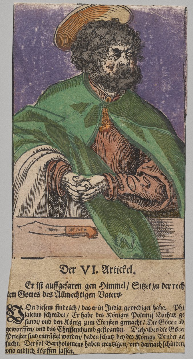 Bartolomeus fra Kristus, apostlene og den hellige Paulus av Lucas Cranach the Elder, After