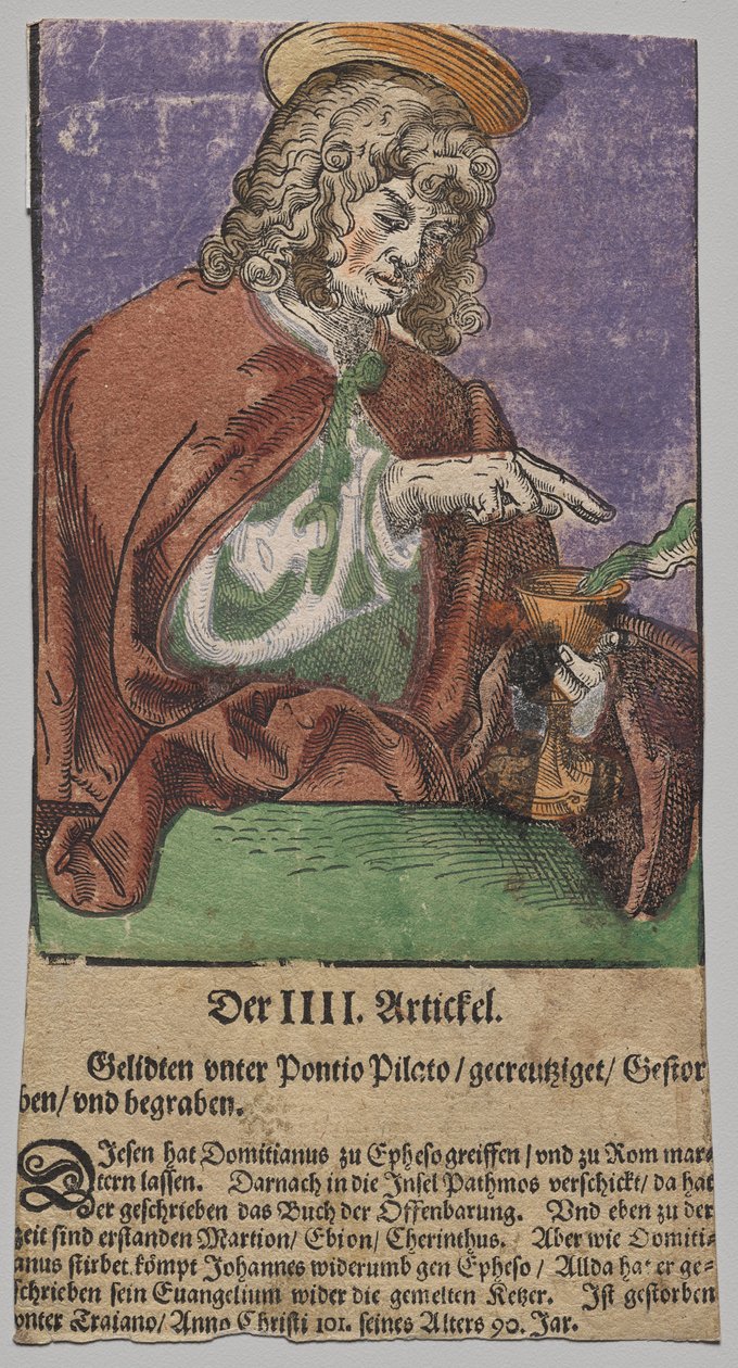 Johannes fra Kristus, apostlene og den hellige Paulus av Lucas Cranach the Elder, After