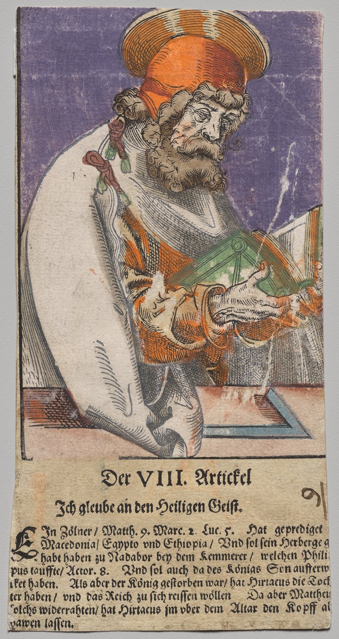 Matteus fra Kristus, apostlene og den hellige Paulus av Lucas Cranach the Elder, After