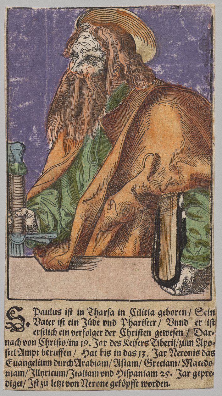 Paulus fra Kristus, apostlene og den hellige Paulus av Lucas Cranach the Elder, After