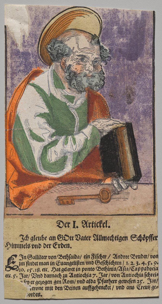 Peter fra Kristus, apostlene og den hellige Paulus av Lucas Cranach the Elder, After
