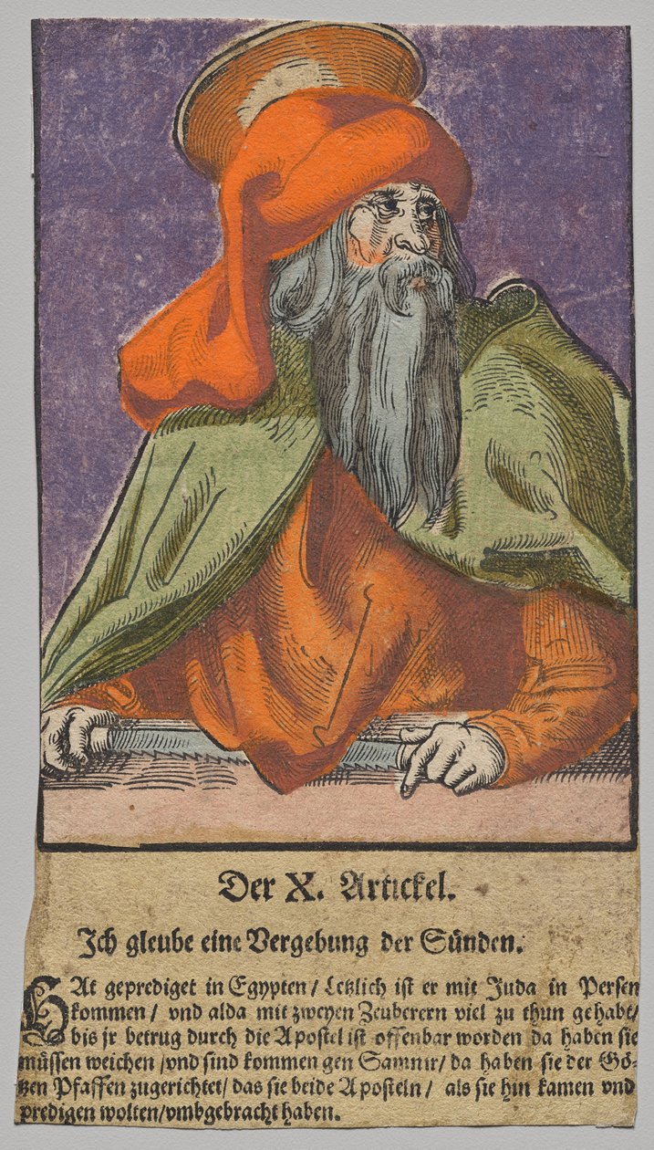 Simon fra Kristus, apostlene og den hellige Paulus av Lucas Cranach the Elder, After