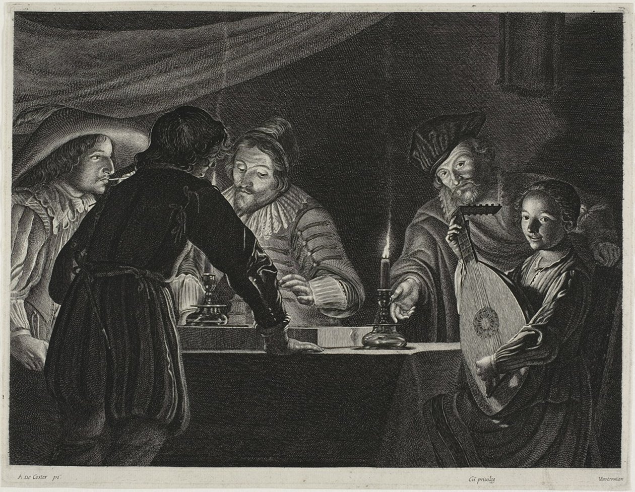 Backgammon spillere av Lucas Emil Vorsterman