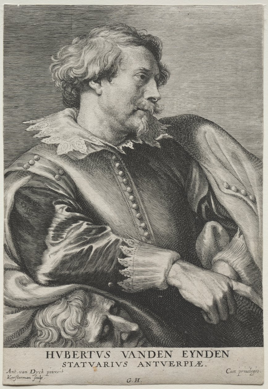 Portrett av Hubert van den Eyden av Lucas Emil Vorsterman