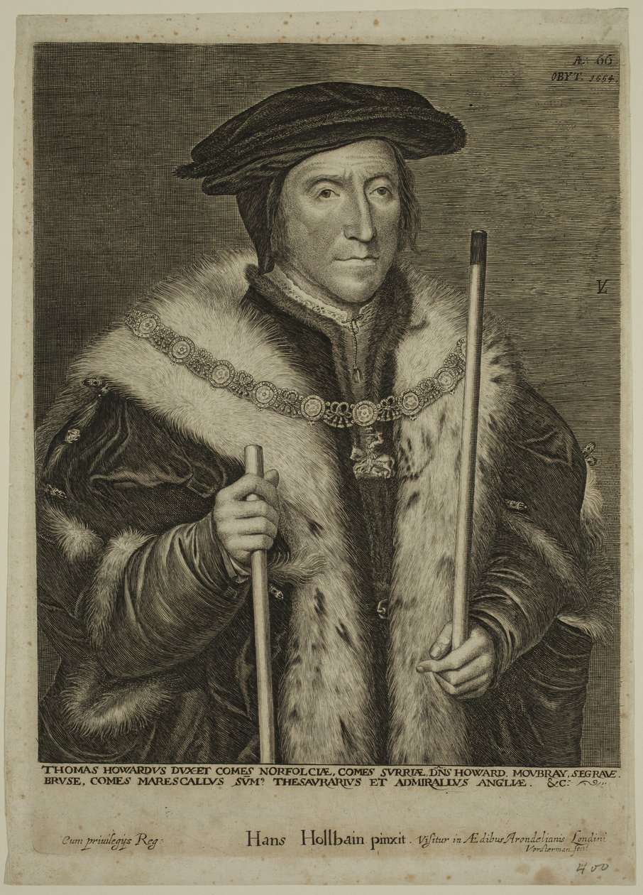 Thomas Howard, hertug av Norfolk av Lucas Emil Vorsterman