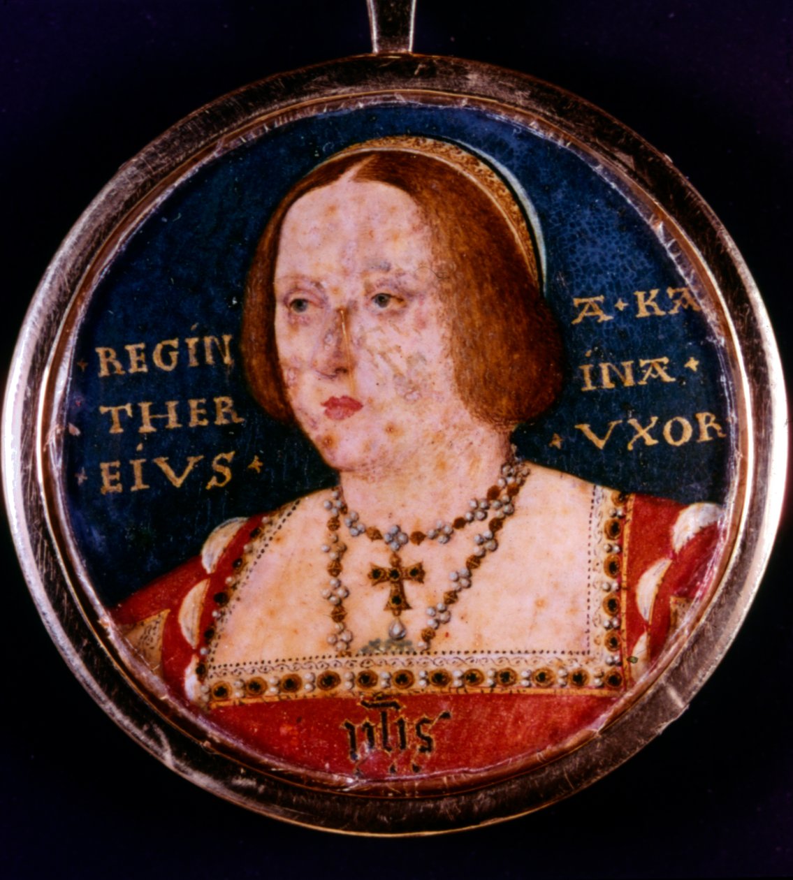 Katarina av Aragon, første kone til Henrik VIII, c1510-1533 av Lucas Horenbout