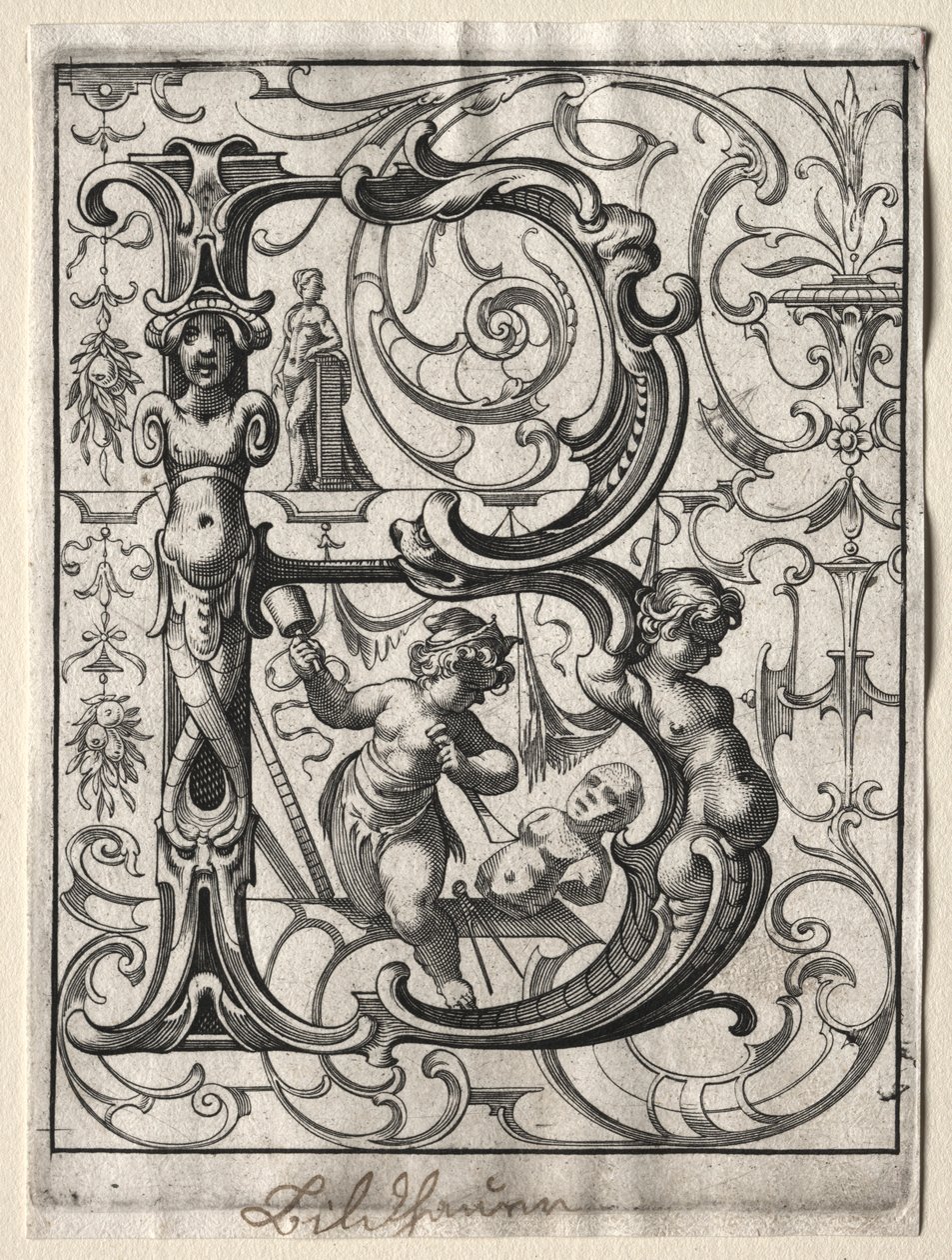 Nytt ABC-hefte: B, 1627. av Lucas Kilian