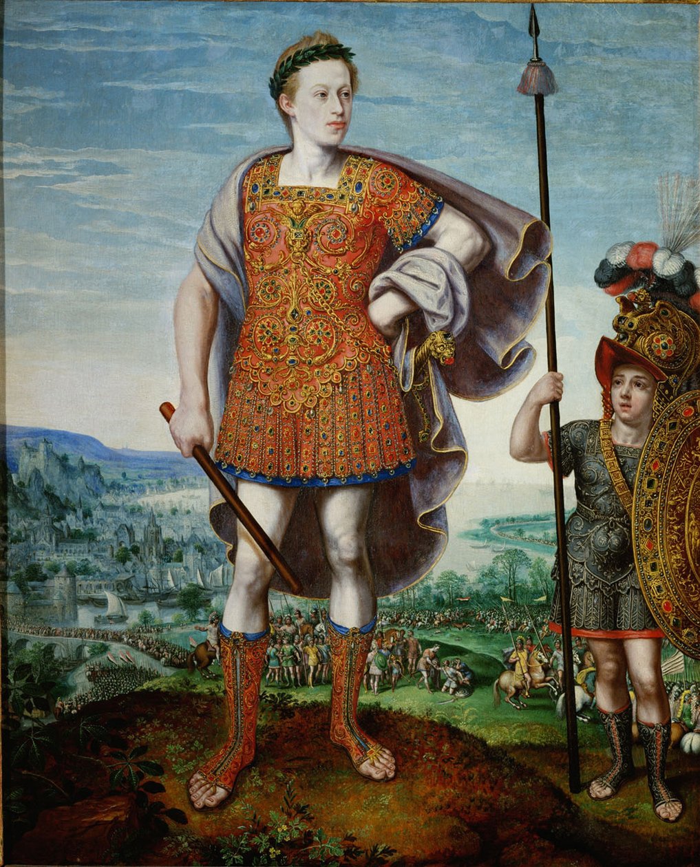 Erkehertug Matthias som Scipio Africanus den eldste, 1580 av Lucas Valckenborch van