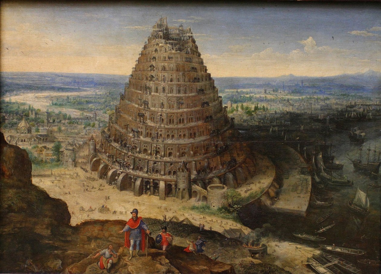 Babelstårnet, 1594 av Lucas Valckenborch van