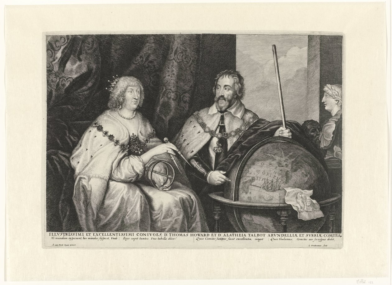 Thomas Howard, 2. jarl av Arundel og hans kone Alatheia Talbot av Lucas Vorsterman (I)