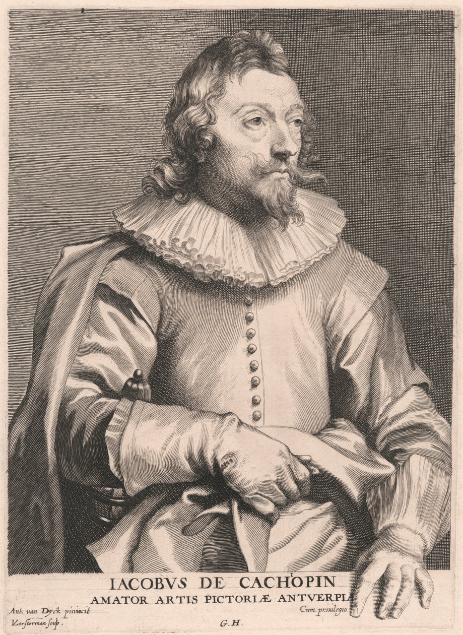 Jacobus de Cachopin, elsker av malerkunsten i Antwerpen av Lucas Vorsterman