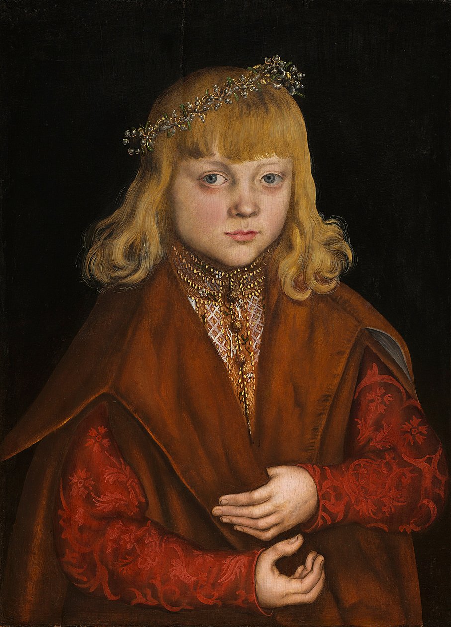 A Prince of Saxony, ca. 1517 (olje på panel) av Lucas the Elder Cranach