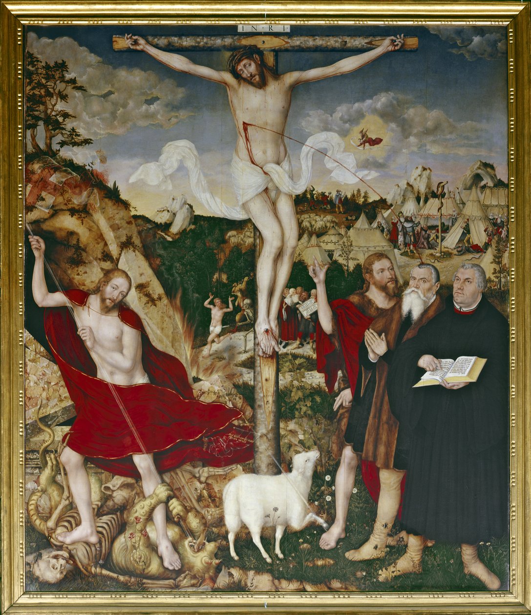 Kristus på korset av Lucas the Elder Cranach