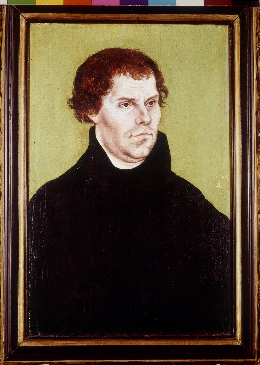 Portrett av Martin Luther (1483 - 1546), Maleri av Carnach av Lucas the Elder Cranach