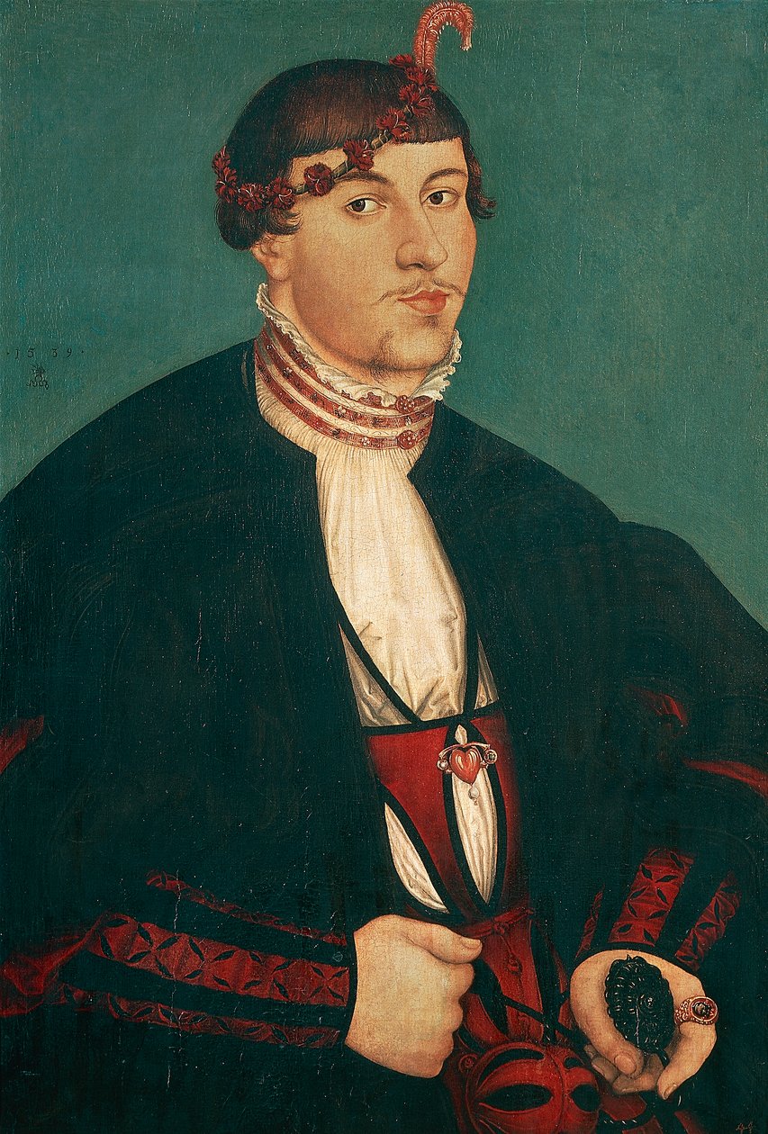 Portrett av ung adelsmann av Lucas the Elder Cranach