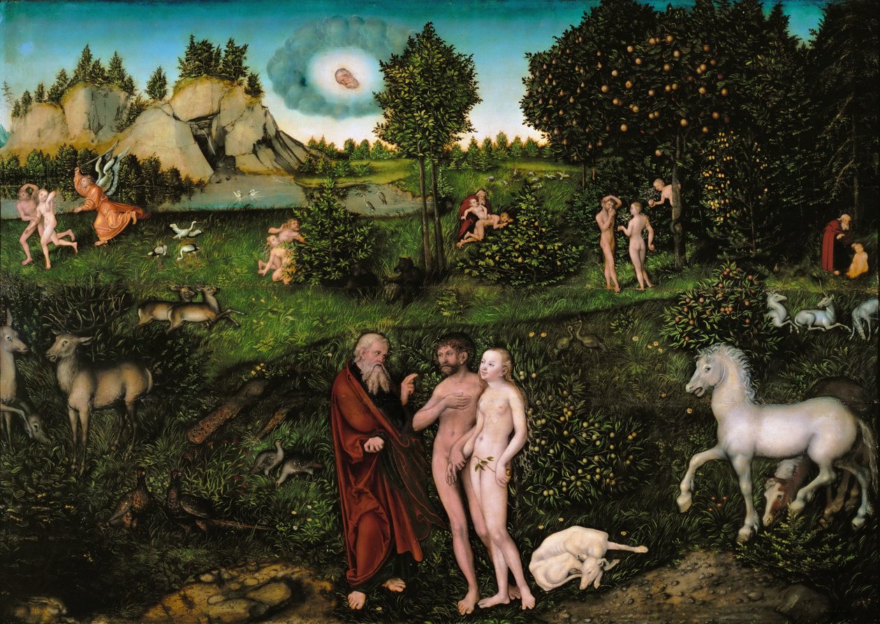 Renaissance: Paradise par Cranach, Lucas, the Elder (1472-1553) av Lucas the Elder Cranach
