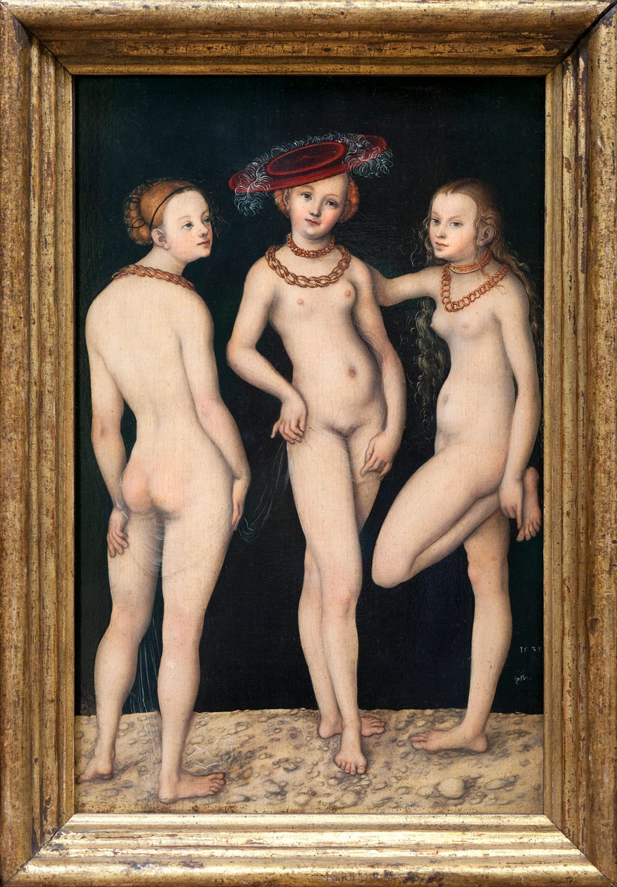 De tre nåder av Lucas the Elder Cranach