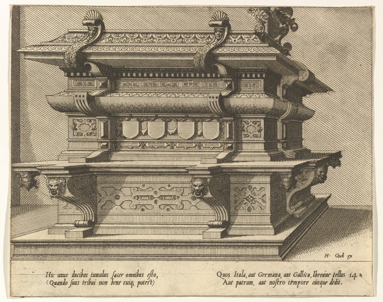 Cnotaphiorum 14, 1563. Skapere: Johannes van Doetecum I, Lucas van Doetecum. av Lucas van Doetecum