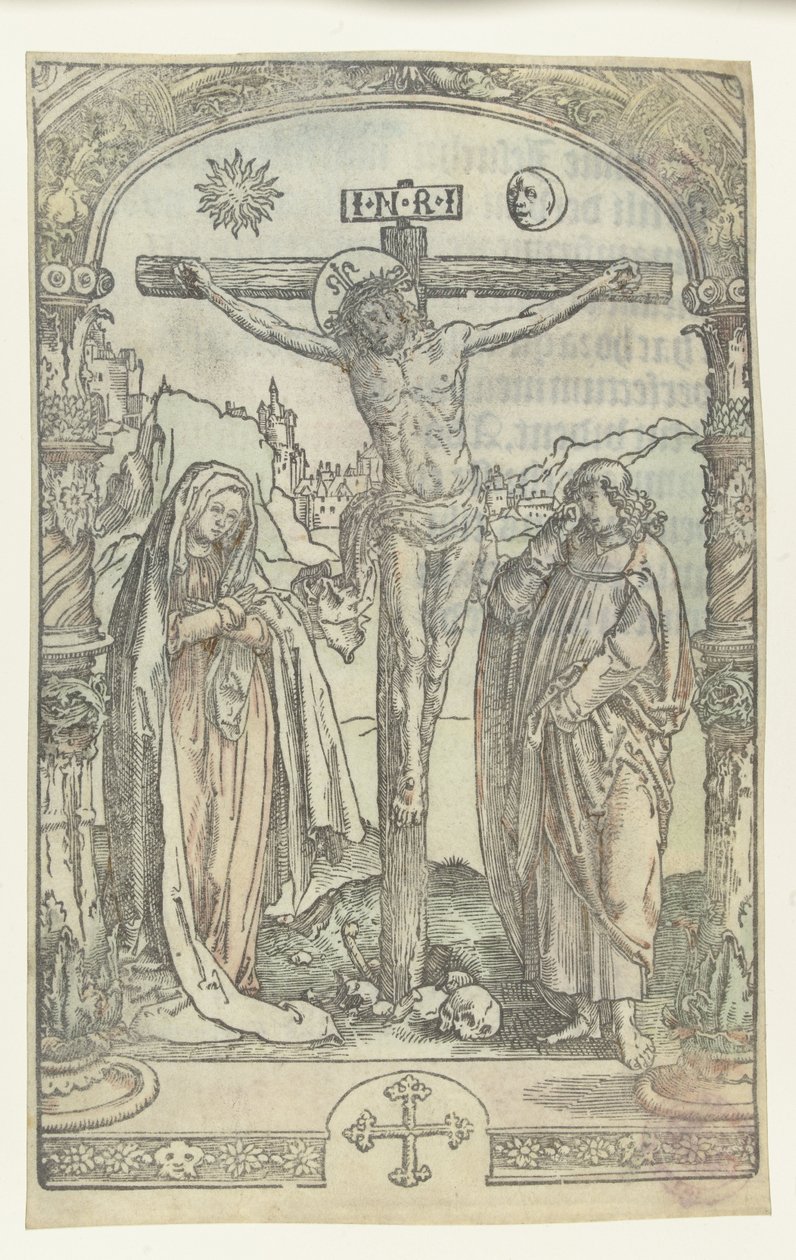 Kristus på korset av Lucas van Leyden (attributed to)