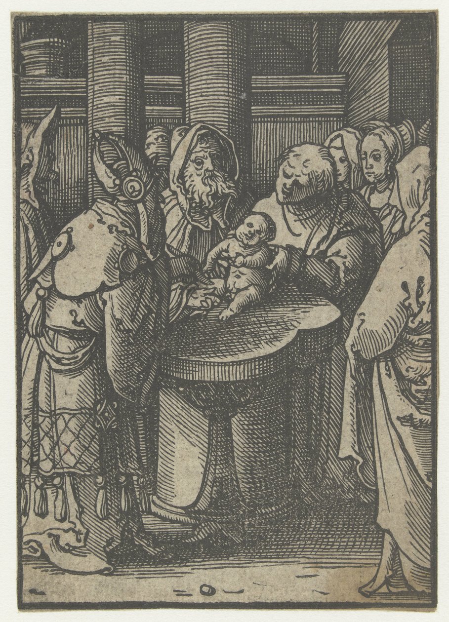 Kristi omskjæring Stupid Passion (serietittel) av Lucas van Leyden (attributed to)