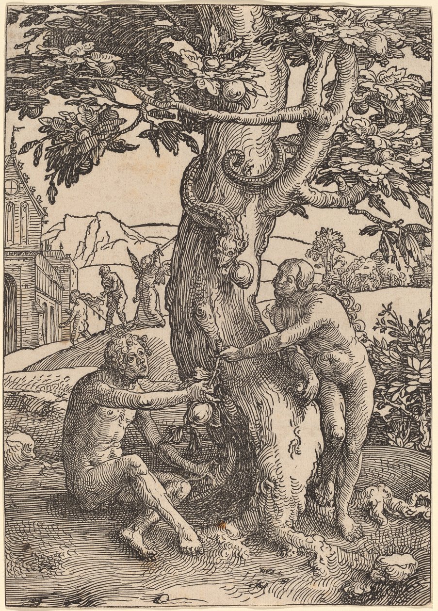 Adam og Eva av Lucas van Leyden