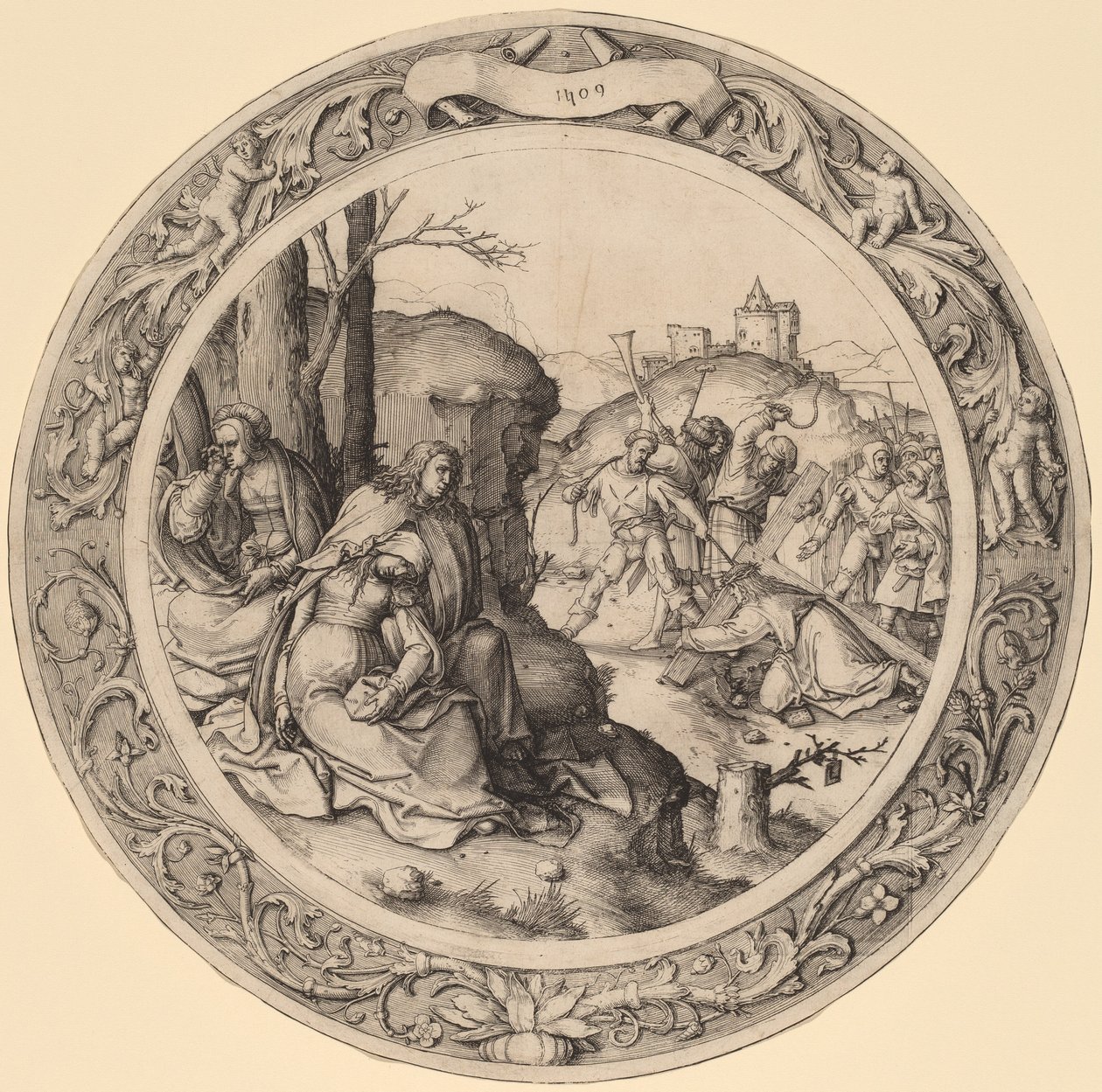 Kristus som bærer korset av Lucas van Leyden