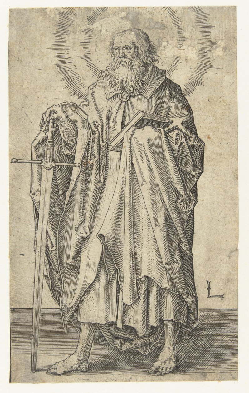 Apostelen Paulus Kristus og apostlene (serietittel) av Lucas van Leyden