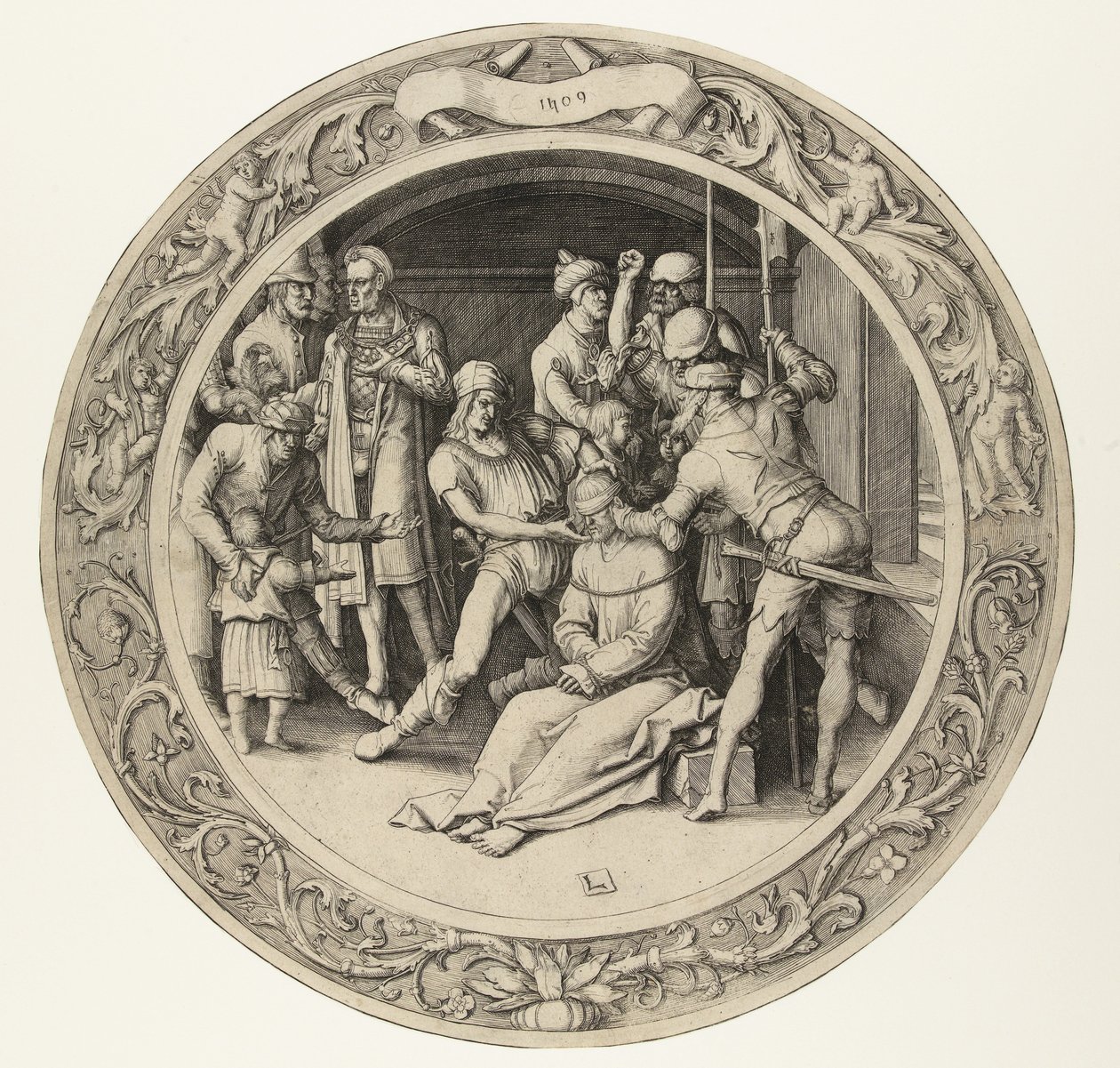 Hån mot Kristus The Round Passion (serietittel) av Lucas van Leyden