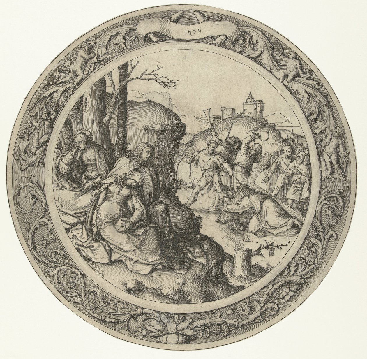 Carrying the Cross De Ronde Passion (serietittel) av Lucas van Leyden