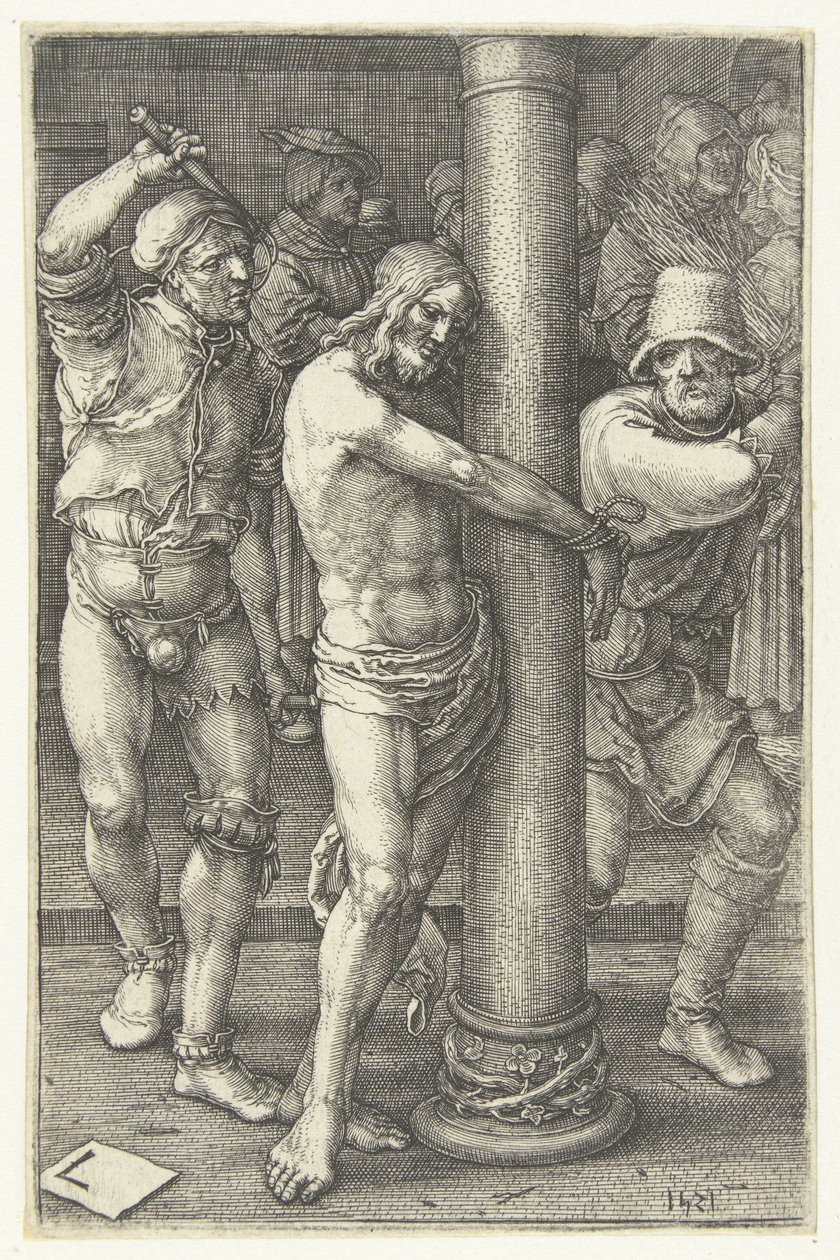 Kristi svøpe The Little Passion (serietittel) av Lucas van Leyden
