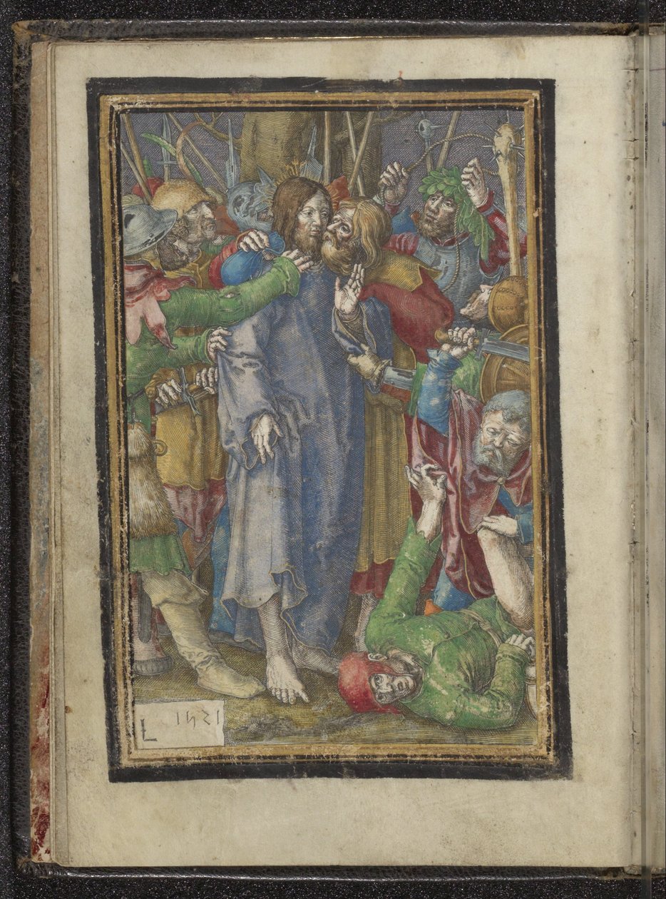 Kristi fangenskap Passion of Christ (serietittel) av Lucas van Leyden