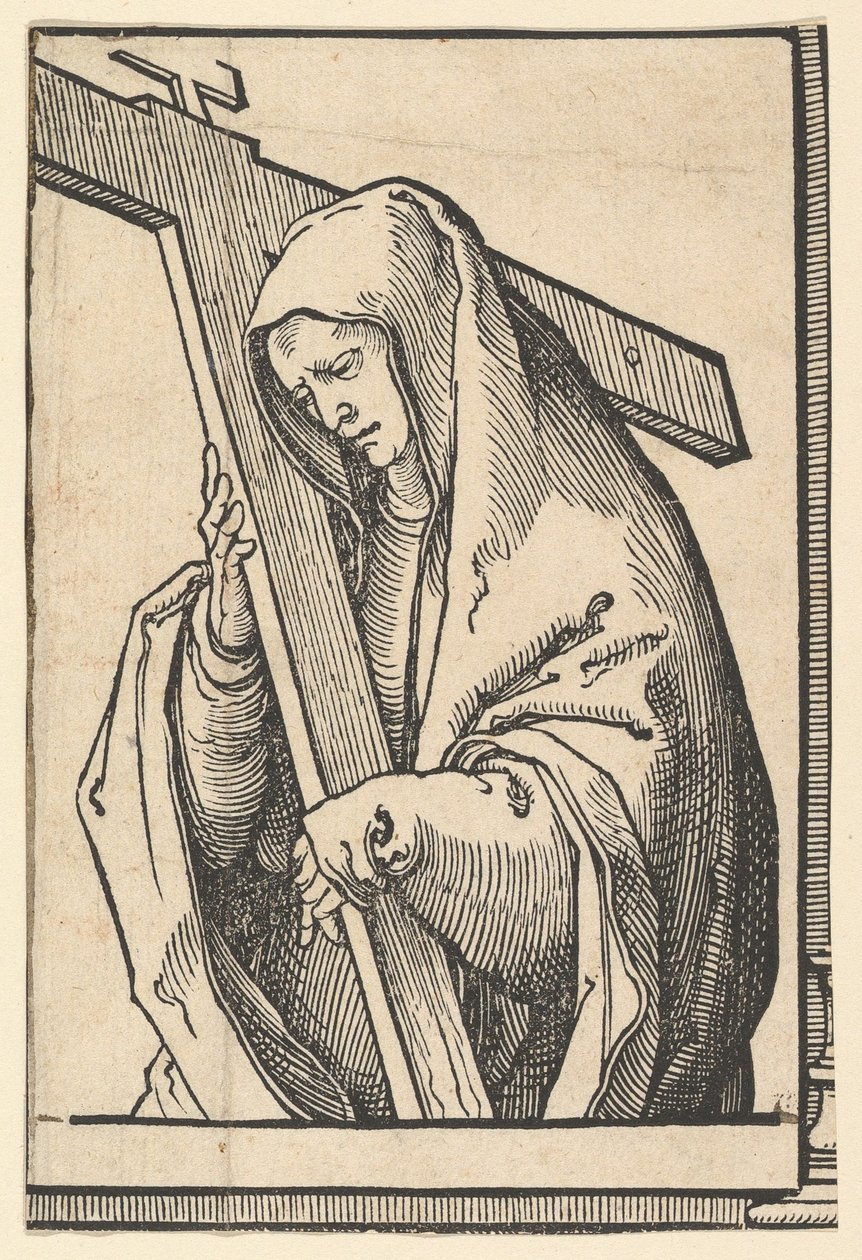 Helleoportic Sibyl, fra serien av Sibylls, ca. 1530. av Lucas van Leyden
