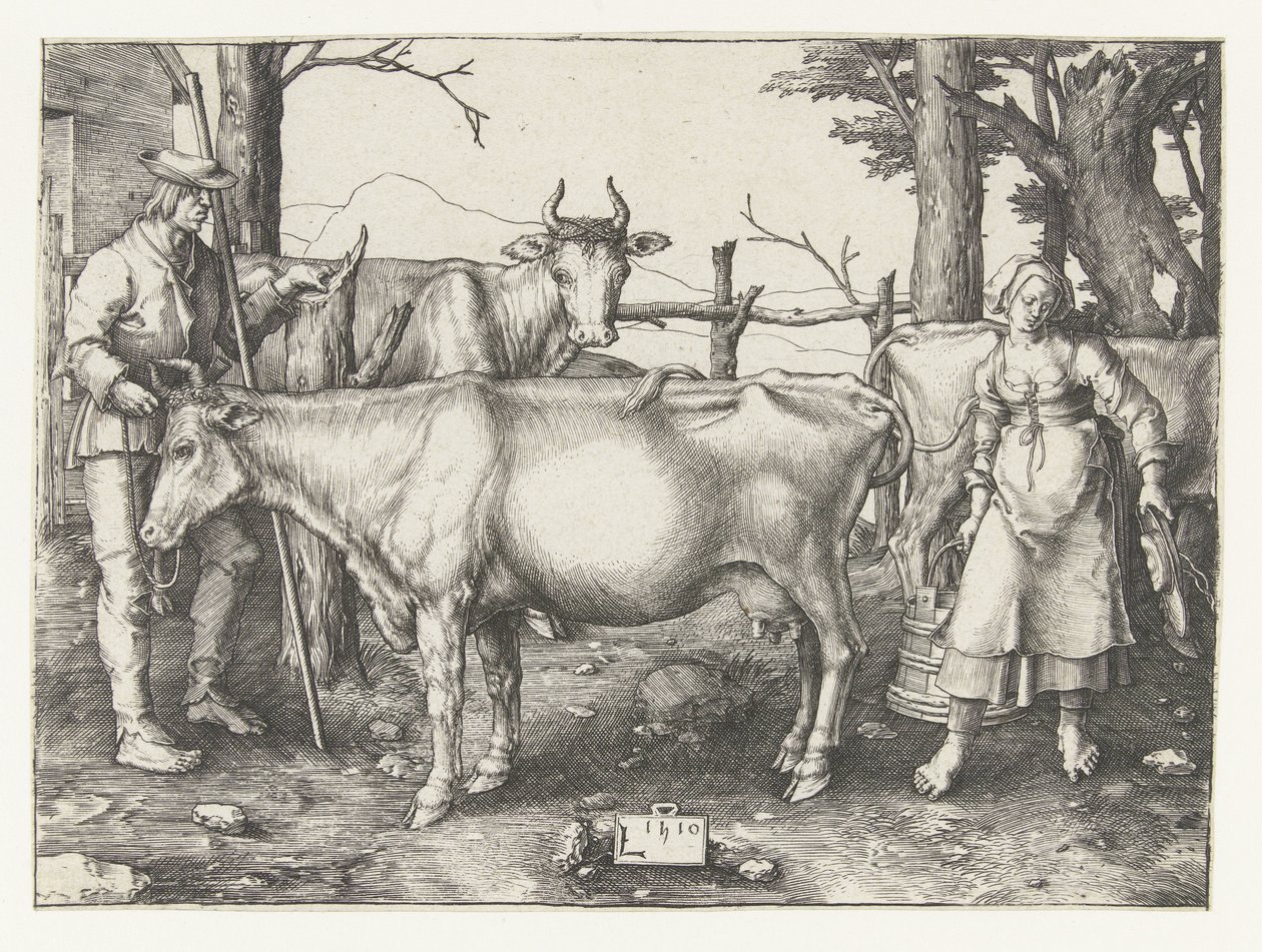 Melkejenta av Lucas van Leyden