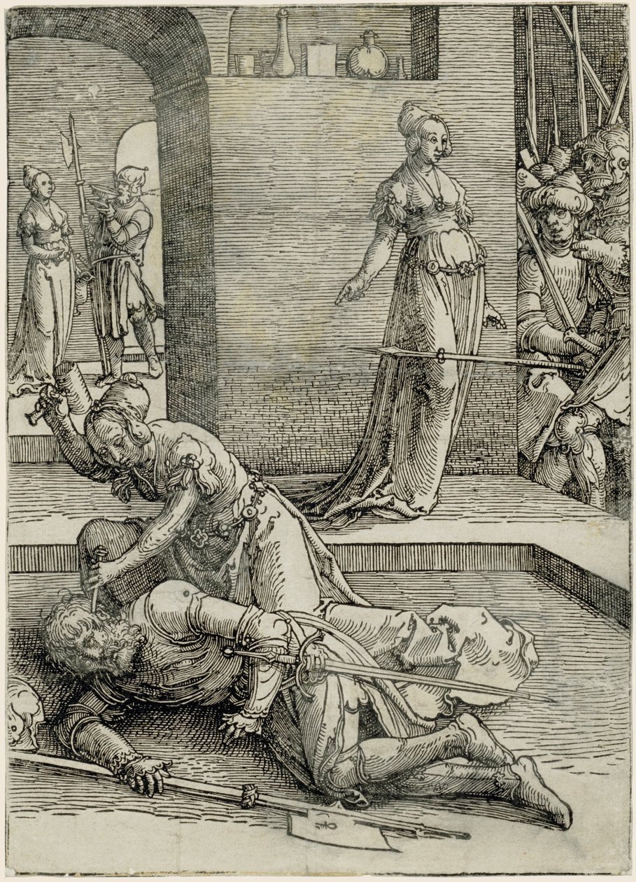 Jael dreper Sisera av Lucas van Leyden