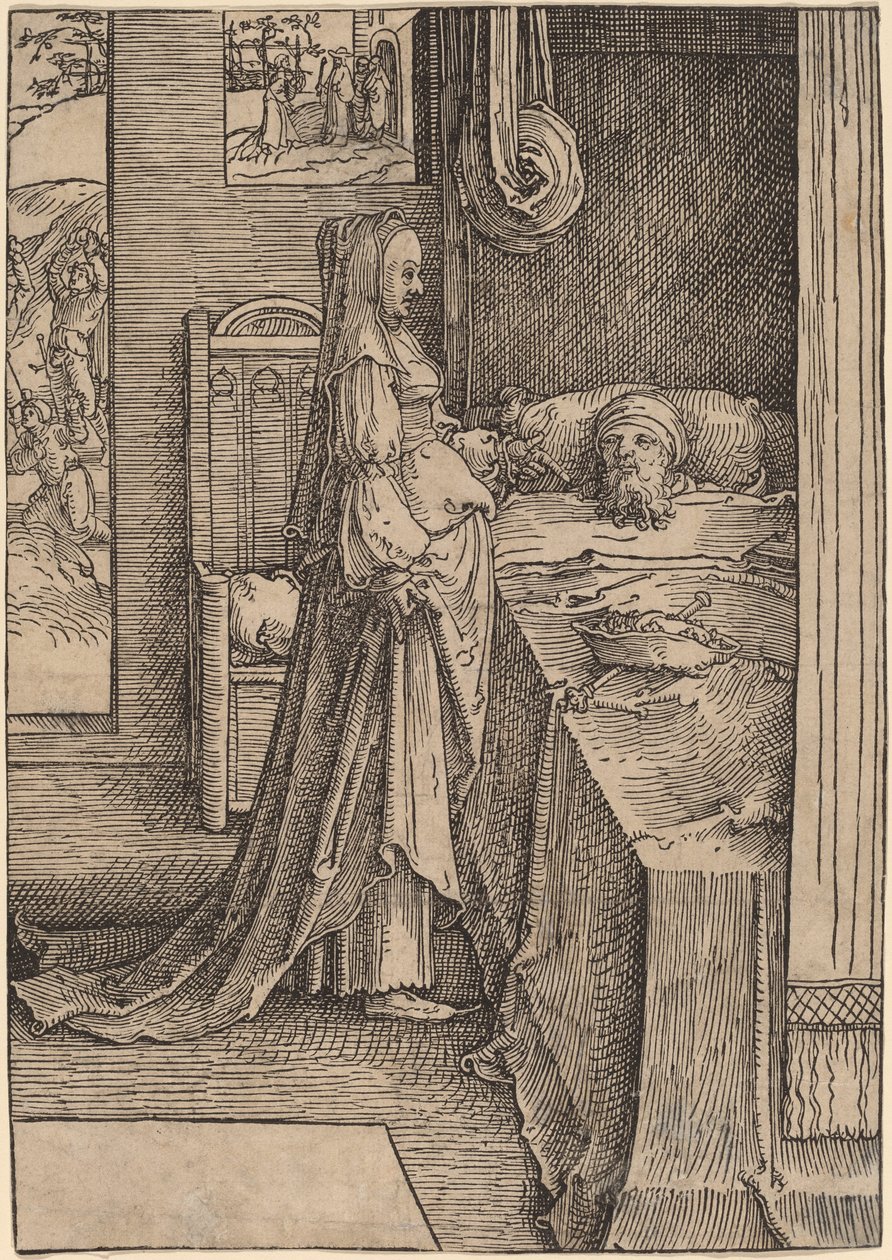 Jesabel og Akab av Lucas van Leyden