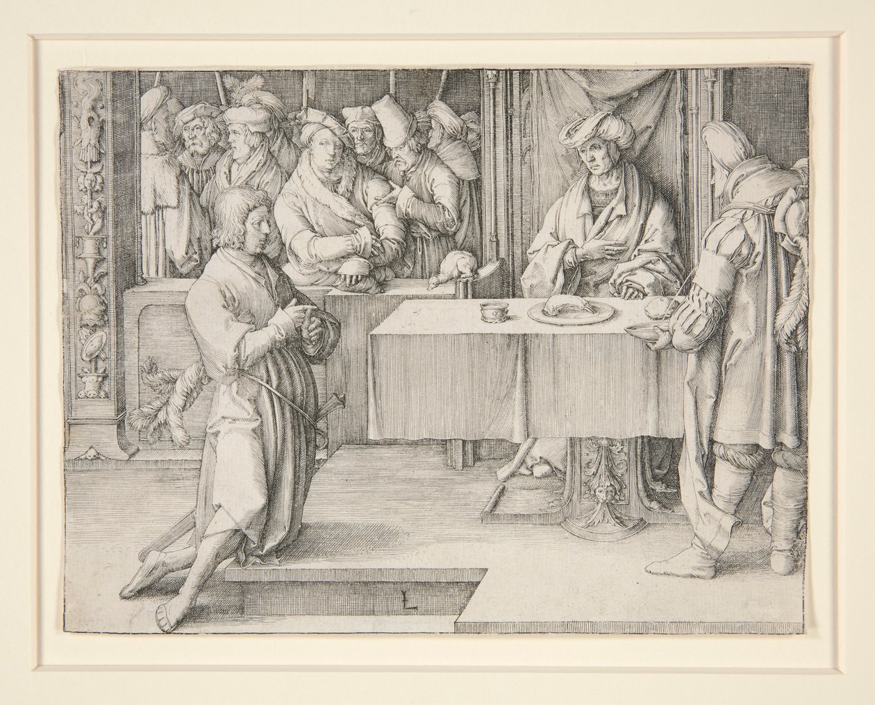Josef tolker Farao av Lucas van Leyden
