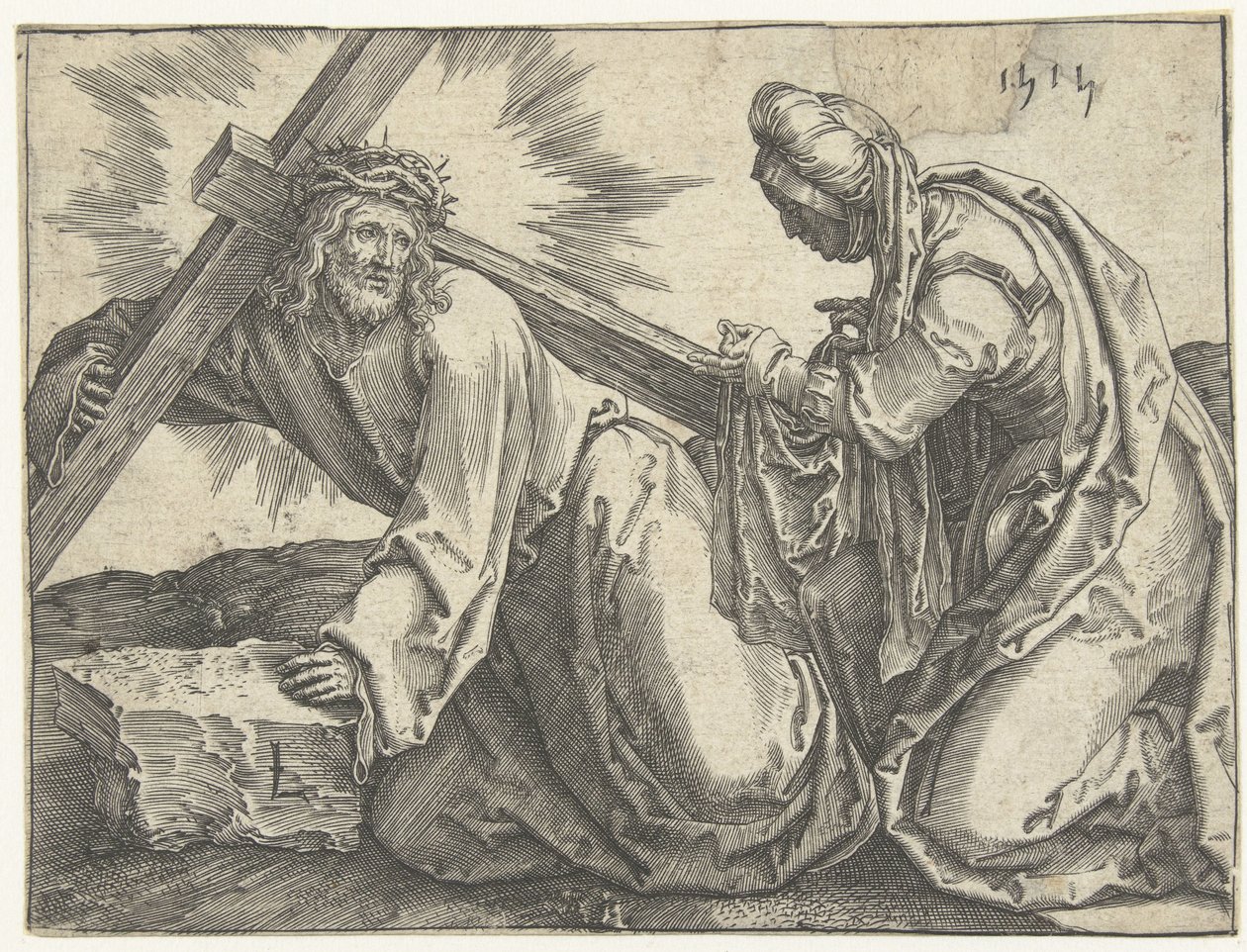 Å bære korset av Lucas van Leyden