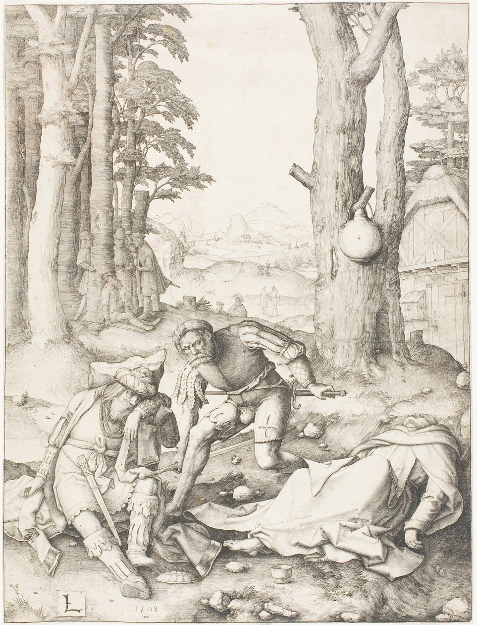 Mohammed og munken Sergius av Lucas van Leyden
