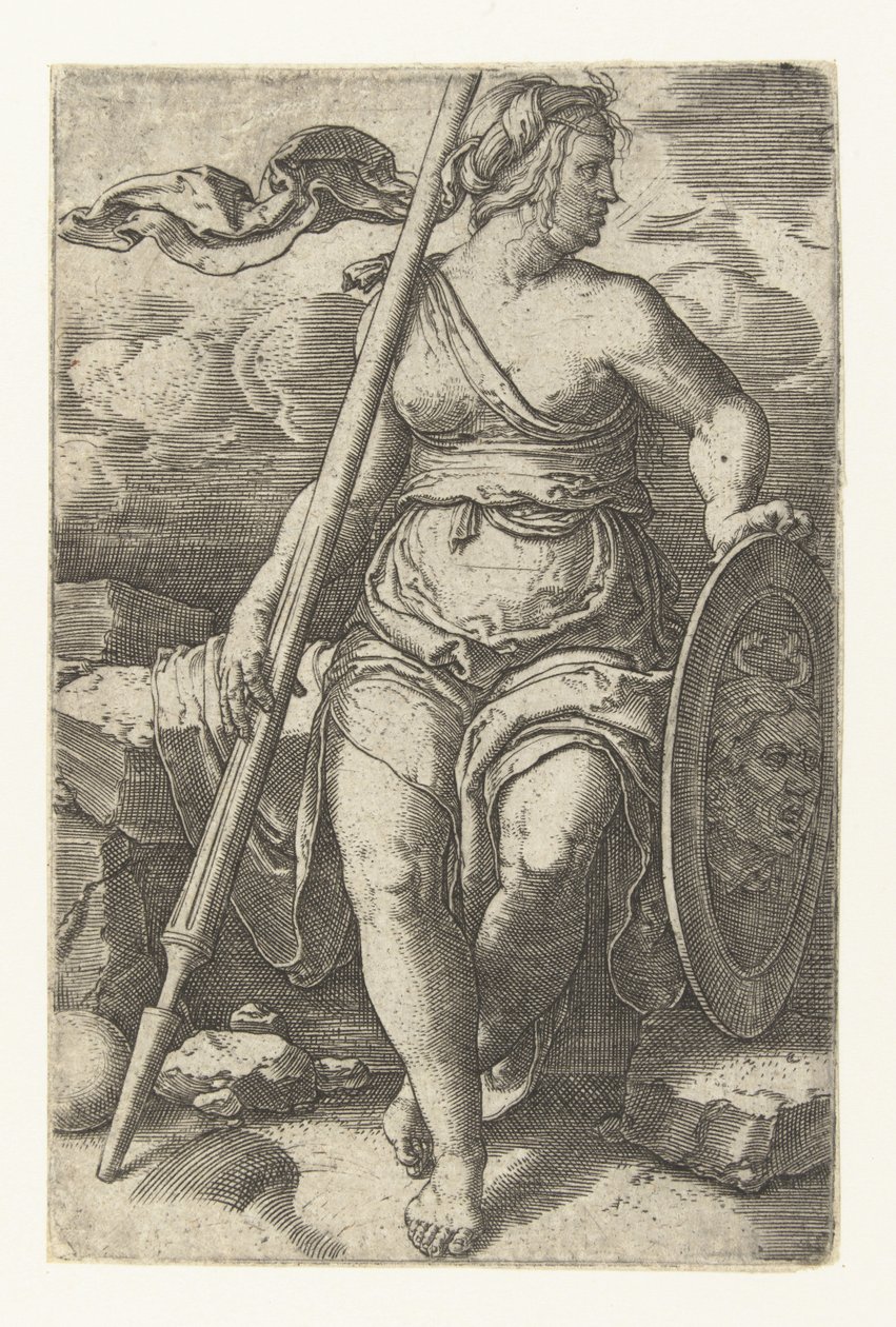 Pallas Athene av Lucas van Leyden