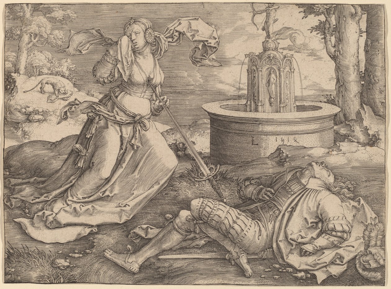 Pyramus og Thisbe av Lucas van Leyden