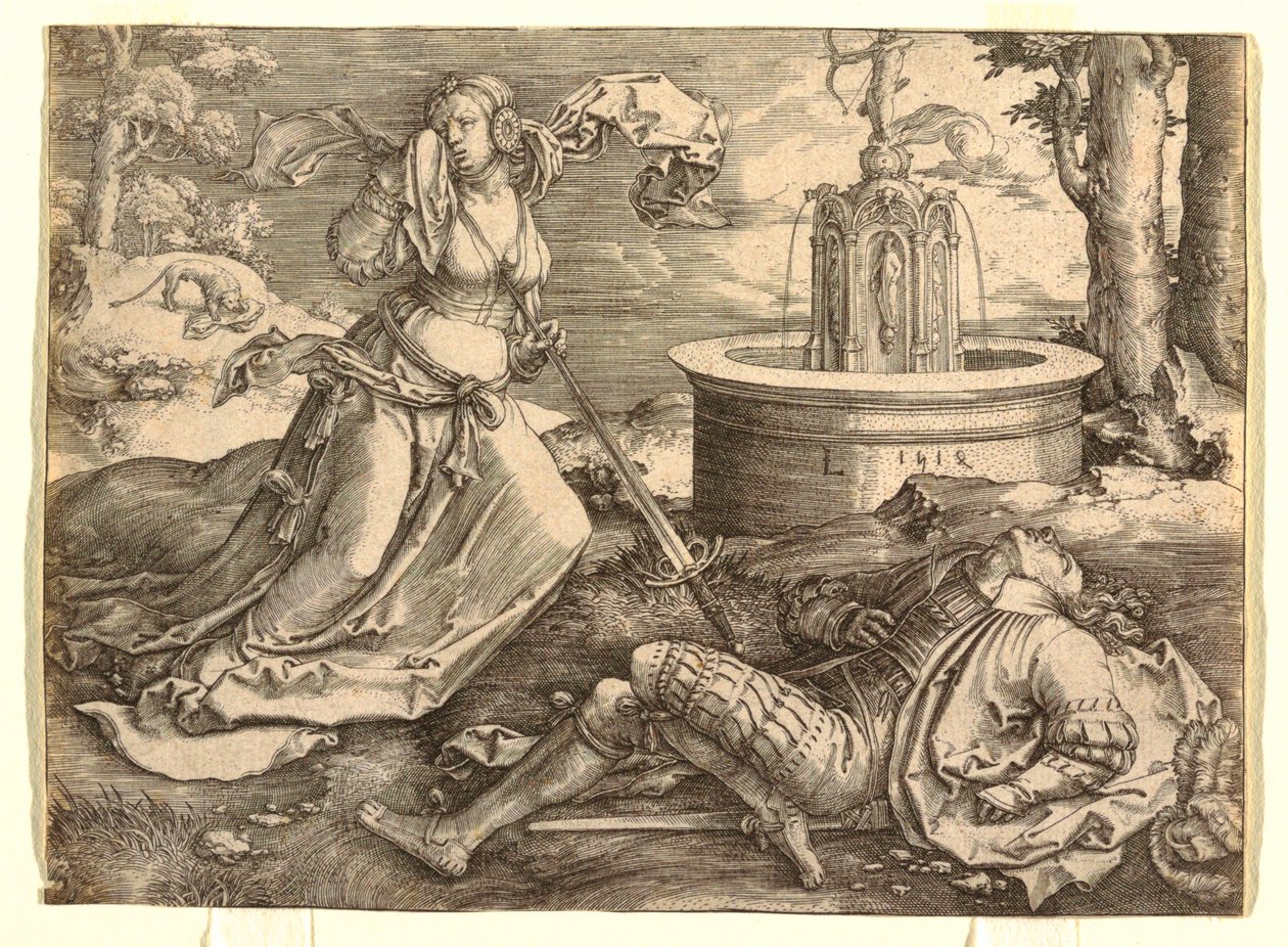 Pyramus og Thisbe av Lucas van Leyden