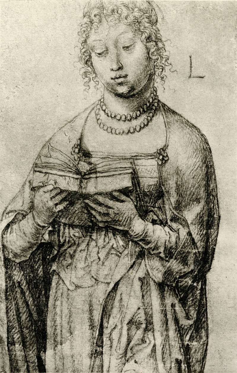 Lesende jente av Lucas van Leyden