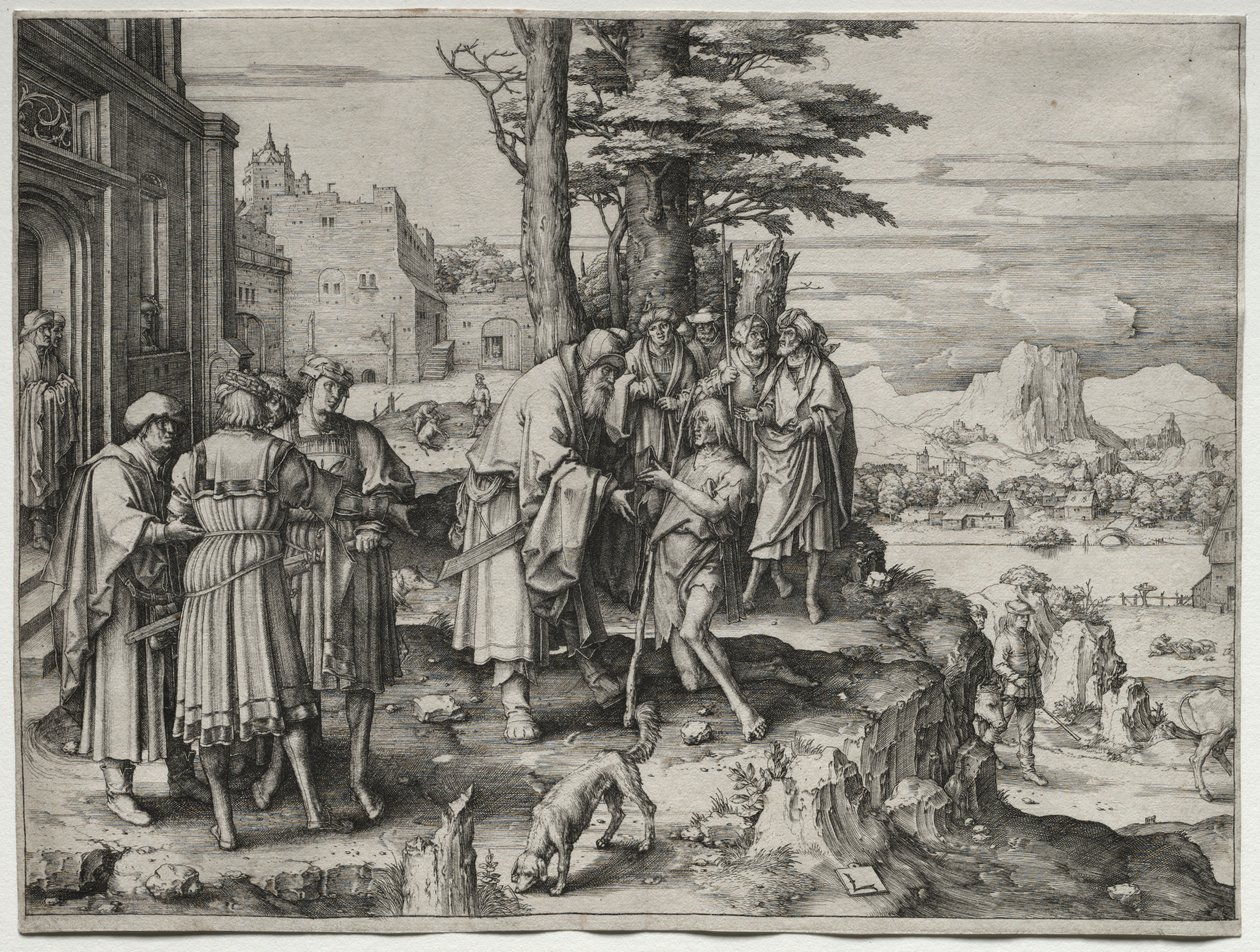 Return of the Prodigal Son, ca. 1510. av Lucas van Leyden