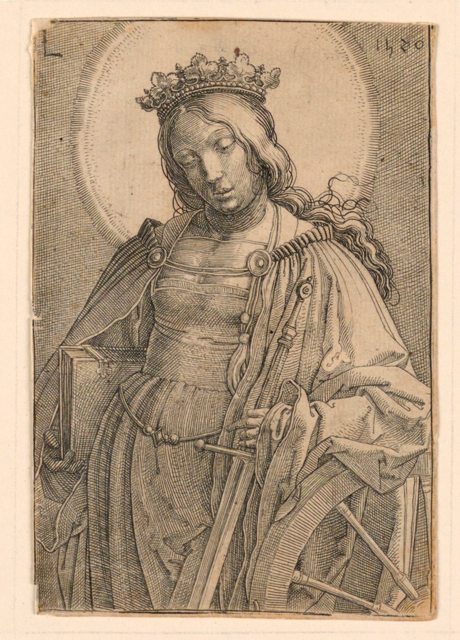 Saint Catherine av Lucas van Leyden